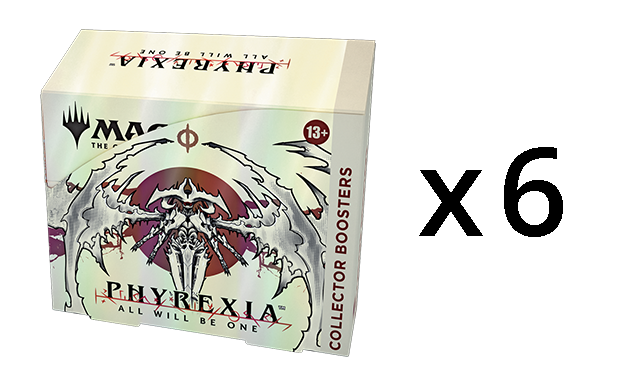 MTG Phyrexia: All Will Be One COLLECTOR Booster CASE (6 COLLECTOR Booster Boxes)